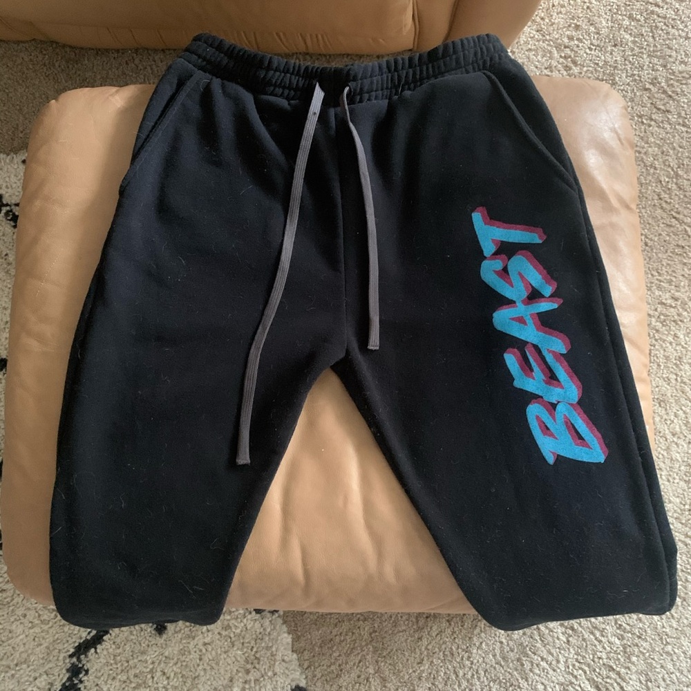 Mr. Beast Black Sweatpants